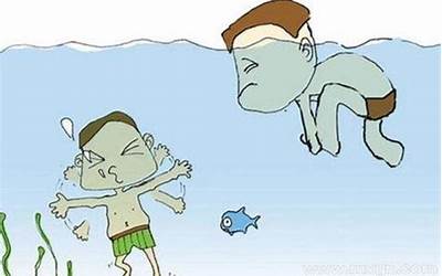 梦见自己掉进水里