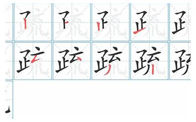 疏的部首