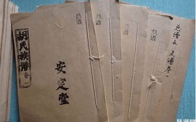 胡氏族谱(天下胡姓出安定)