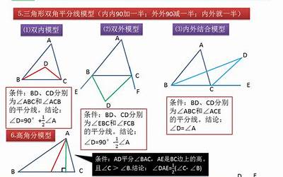 八字模型(初中几何基础模型)