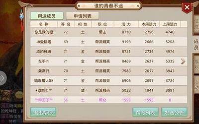 帮派名称(帮派名字大全霸气古风)