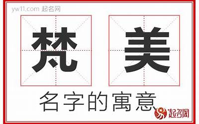 梵字用在名字寓意(梵字取名寓意及含义是什么)