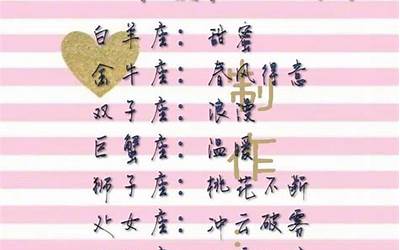 星座夫妻(十二星座的最佳配对表)